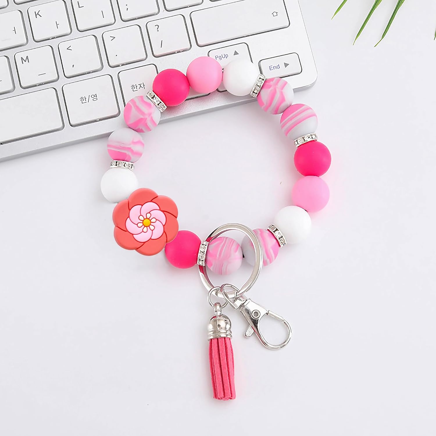 20 PCS Flowers Butterfly Silicone Beads, Focal Beads for Pens, Butterfly Silicone Focal Beadss, Silicones Bead for Keychain Making Necklace Bracelet Charms Beaded Pens DIY Gifts - Image 7