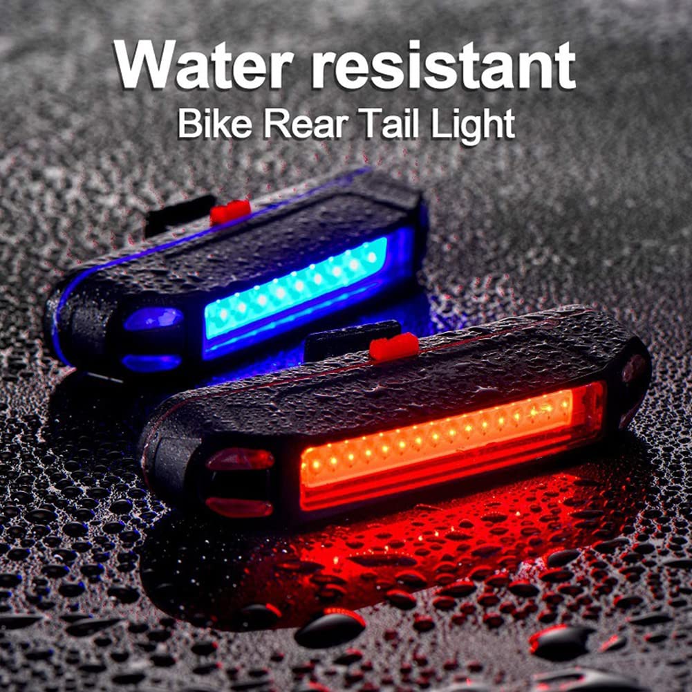 Luci USB Ricaricabili Mountain Bike Luce Posteriore Della Bicicletta Impermeabile 30 LED-ROSSO E