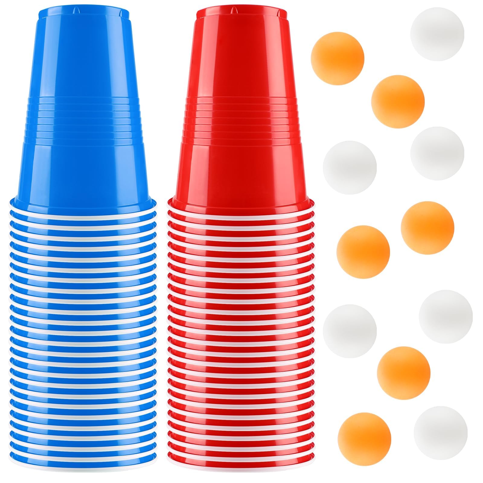 1ABOVE 25 Palline Da Ping Pong Multicolore 40 Mm - Per Beer Pong, Decorazioni, Giochi E Attività Scolastiche - 2
