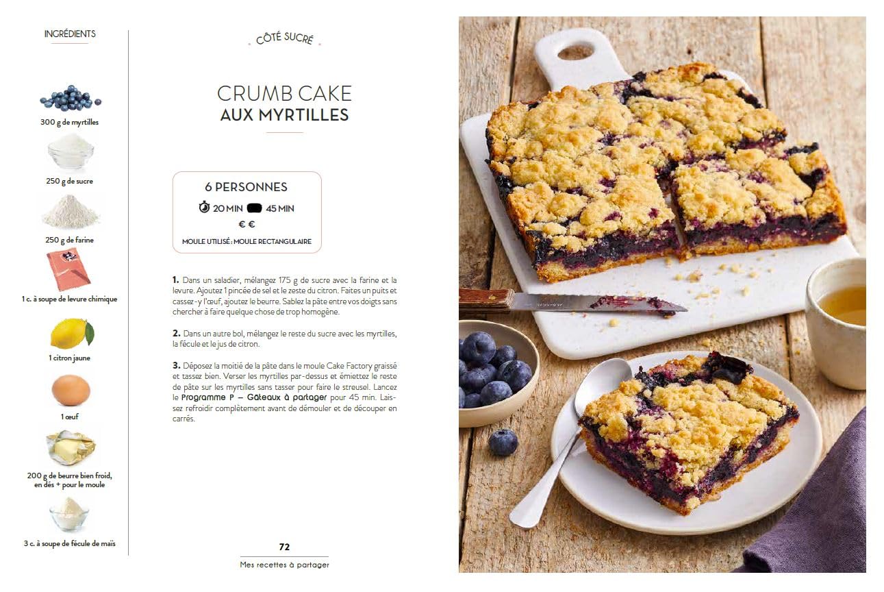 Les recettes de Sandra avec Cake Factory: 80 recettes salées et sucrées pour régaler toute la famille !