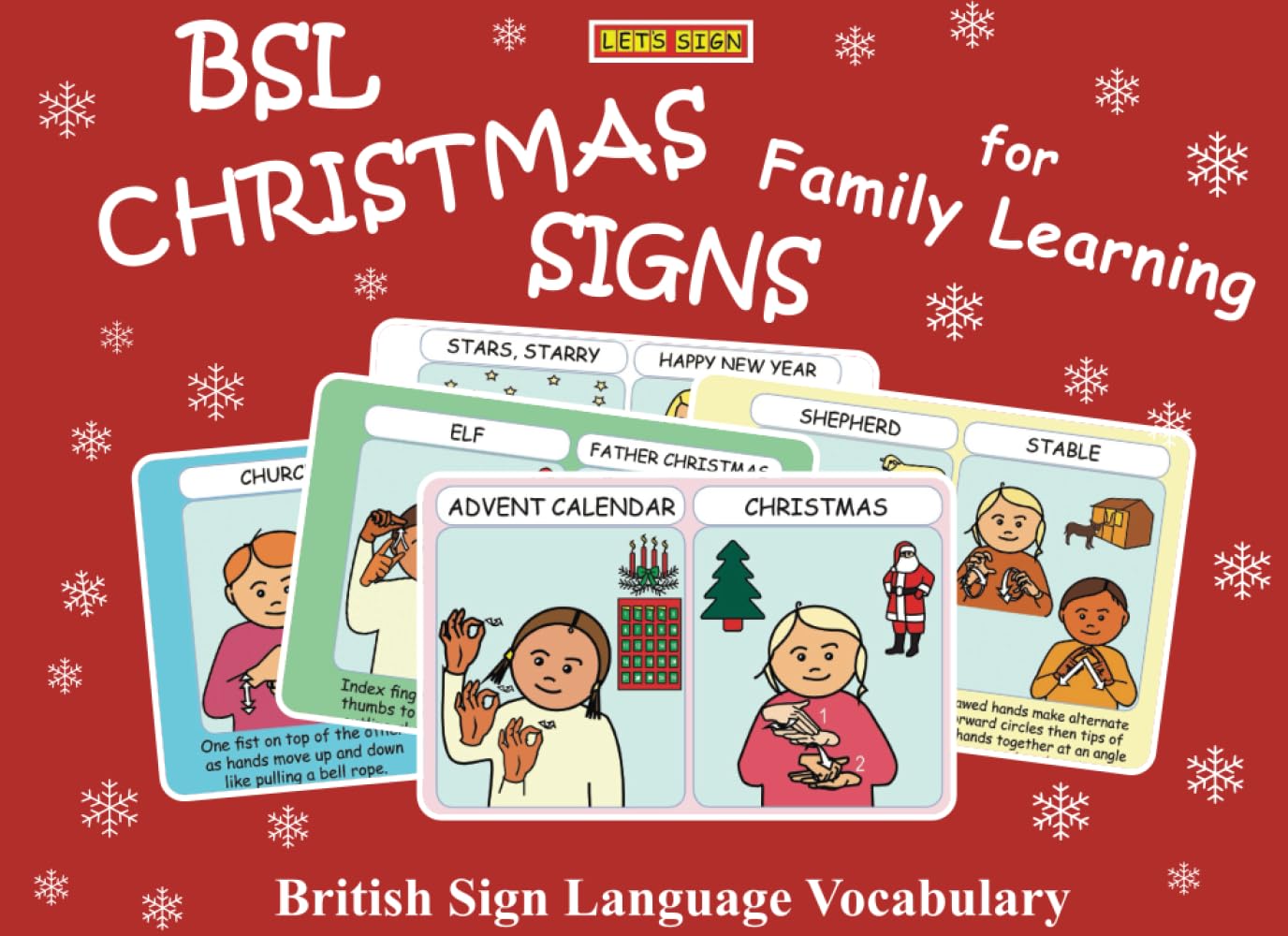 BSL CHRISTMAS SIGNS for Family Learning: British Sign Language Vocabulary: British Sign Language Vocabulary (LET'S SIGN)