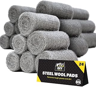 24pk Steel Wool Mice | Wire Wool Mice Grade 0 Steel Wool for Cleaning & Closing Small Holes Fine Wire Wool Rats Roll | Wire Wool 0 Wire Wool for Wood Wire Wool For Metal Fine Steel Wool Rodent Control