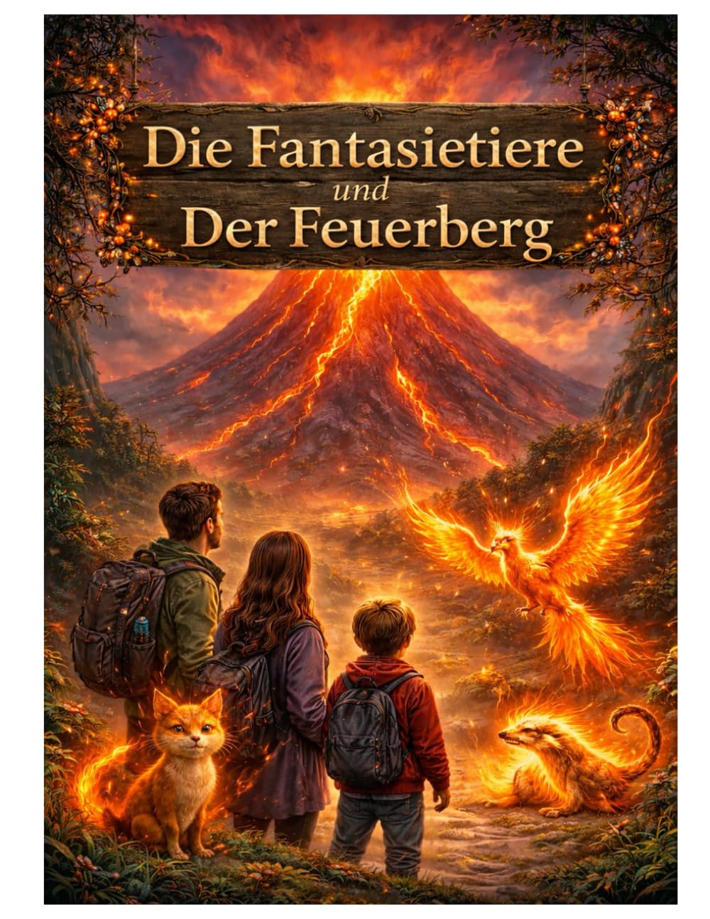 Die Fantasy Animals und der Feuerberg: Ein Abenteuer über Mut, Freundschaft und neue Wege (The Fantasy Animals Series)