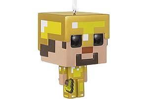 Minecraft Steve in Gold Armor Funko POP! Christmas Ornament