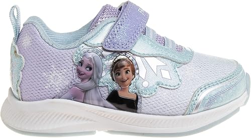 Miniatura 2 de Disney Zapatillas de deporte Frozen para niña, sin cordones, con luces para correr (bebéniña pequeña)