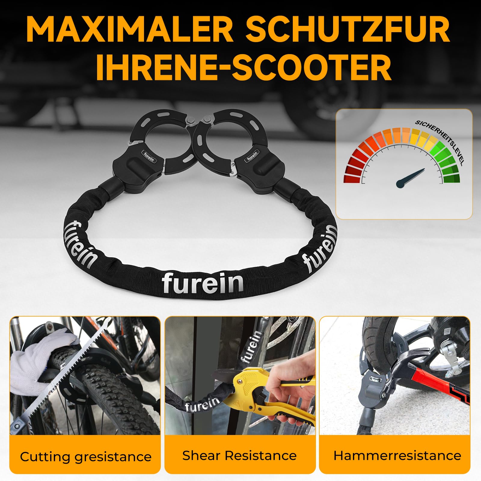 Serratura per porta scooter elettrico, con chiave, compatibile con Kugoo per Kirin, G2, per scooter elettrici Pro