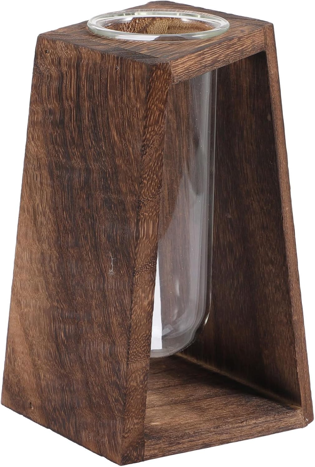 Happyyami 5pcs Glass Vase Wicker Flower Basket Tabletop Terrarium for Hydroponics Plants Decor Planters for Indoor Plants Houseplant Pots Vase Glass To Rotate Flower Arrangement Wood Desk