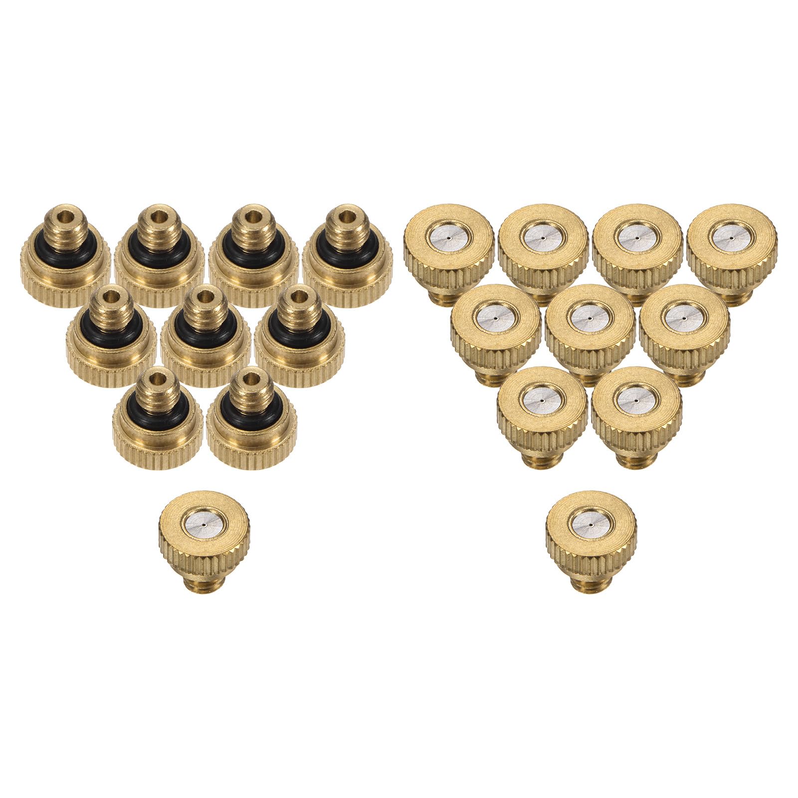 M METERXITY 20-Pack Brass Misting Nozzle