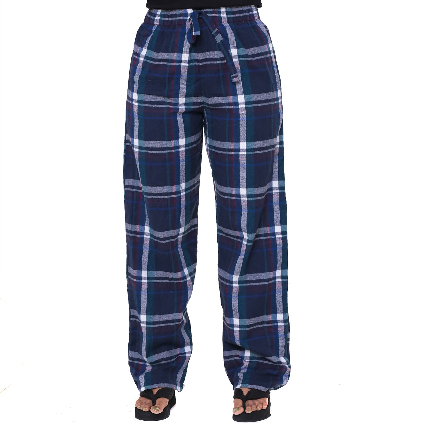 Womens Multicolor Cotton Checkered Pyjama | Checks Pajama for women with Elastic & Drawstring Plus Size (S TO 8XL)-image-45
