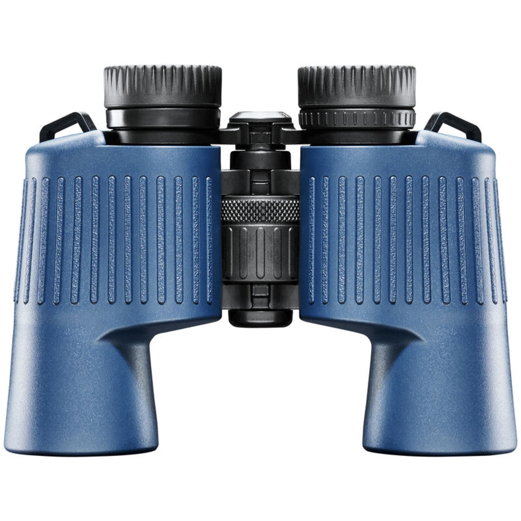 Bushnell - H2O 2 - Prismáticos - 10x42 Azul Oscuro Porro - Completamente Multicoated - Impermeable/Antivaho - Oculares Twist Up - Deportes Acuáticos - Náutica