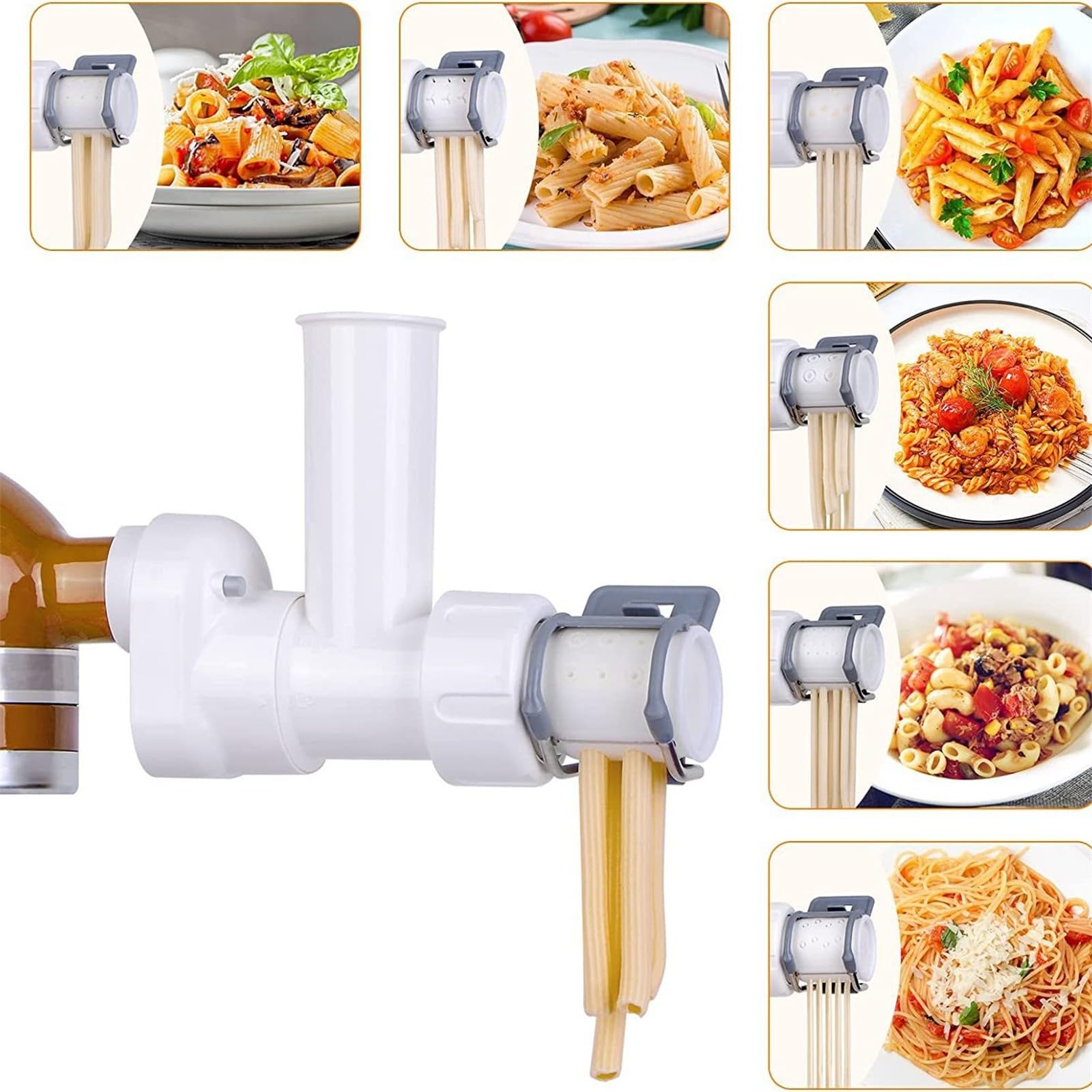 # Accesorio para hacer pasta para batidoras de cocina con 6 formas diferentes intercambiables de pasta y cepillo de limpieza accesorios de pasta
