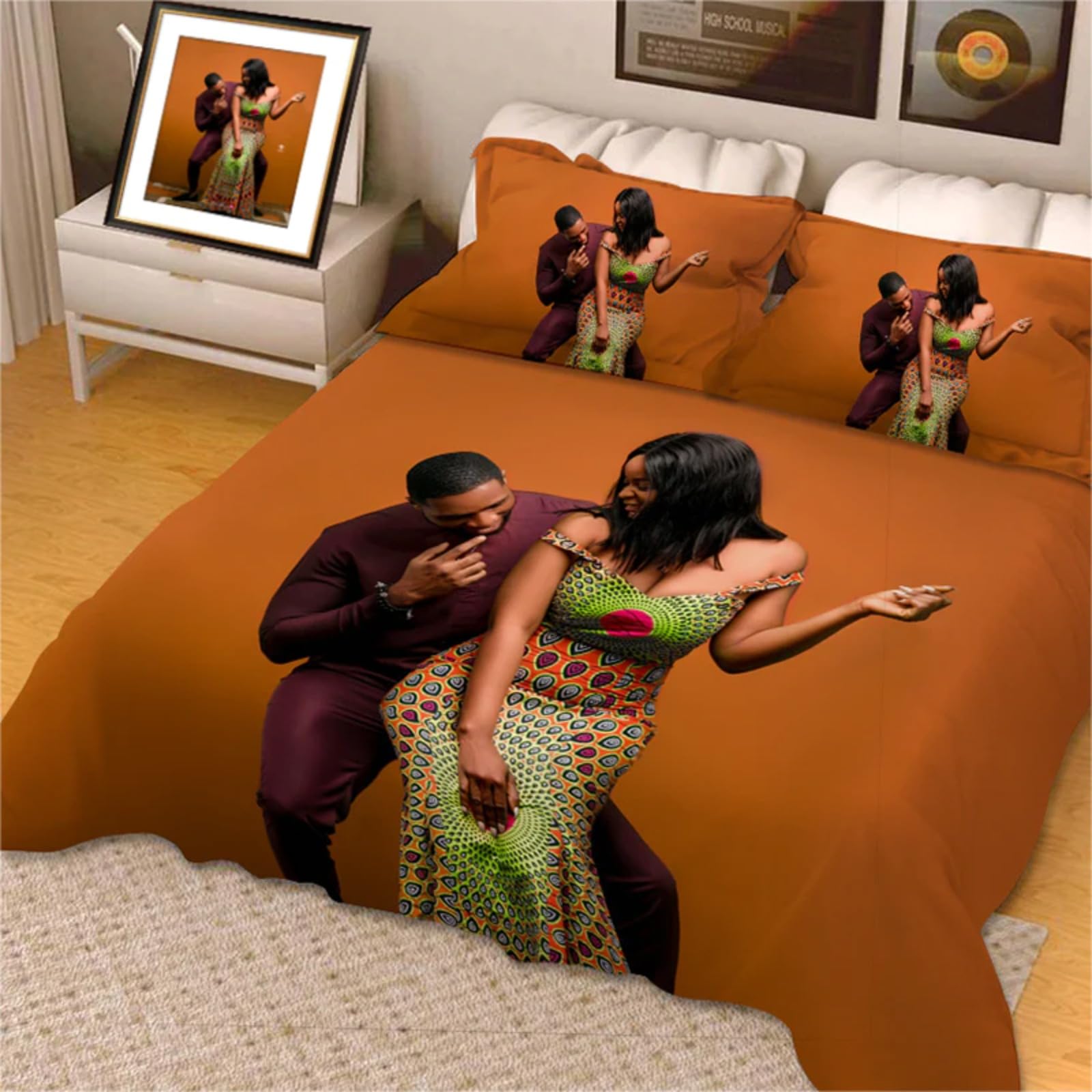 Parure de lit personnalisée REEG fini les draps ternes avec cette housse photo 155x220