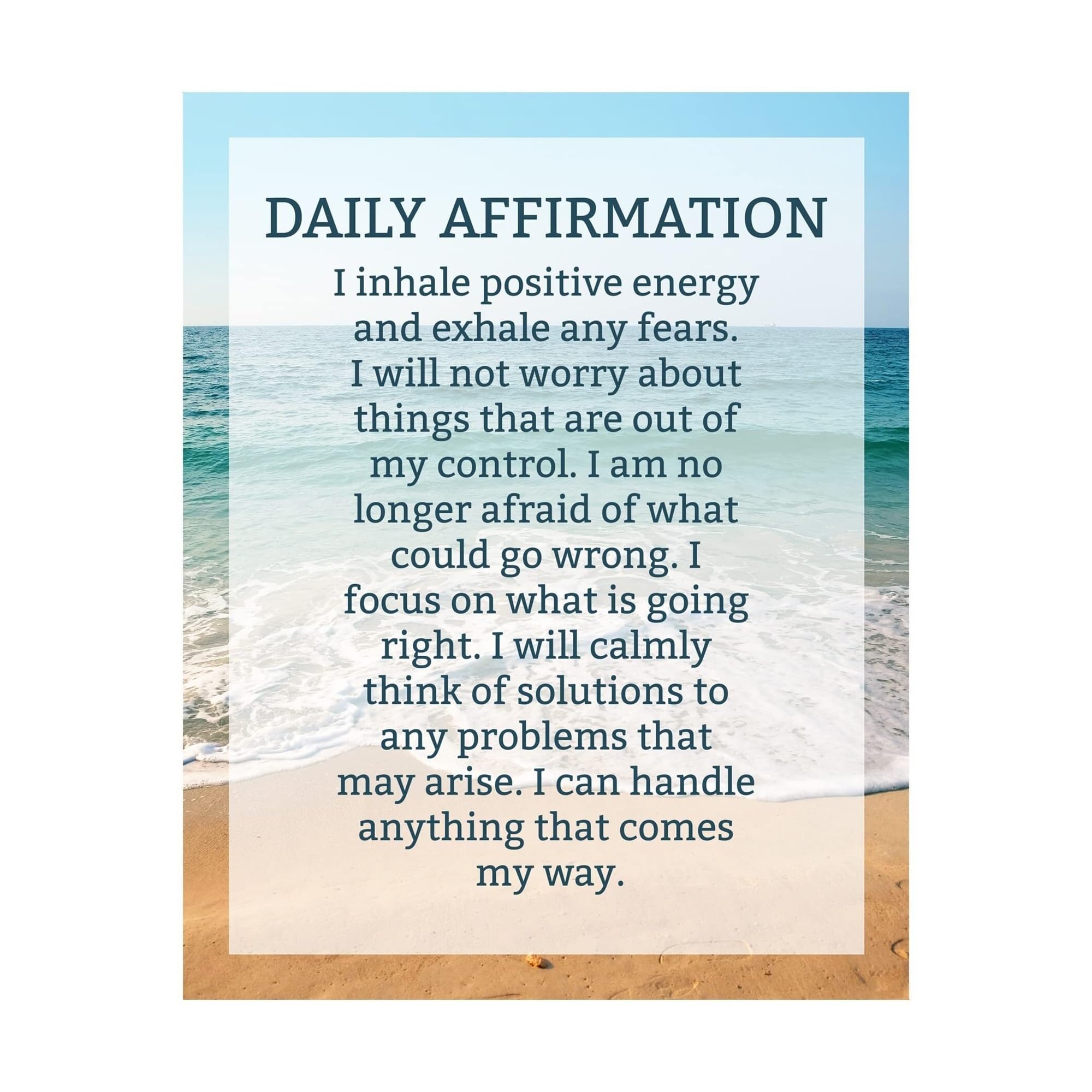 RNUMLIGH Motivational Quotes Wall-Art, Affirmations Poster for Teens, Classroom & Bedroom Decor, Inspirational Learning Print, Colorful Design(Unframed,16x24inch(40x60cm))