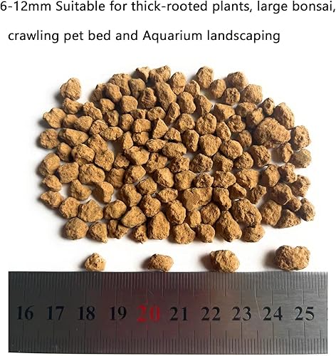 Miniatura 4 de ZzbTwinkle Suelo Japonés Súper Duro Akadama para Bonsái - Grano Grande (23 libras)  Ideal para Capas de Drenaje de Bonsái Grandes, Plantas con