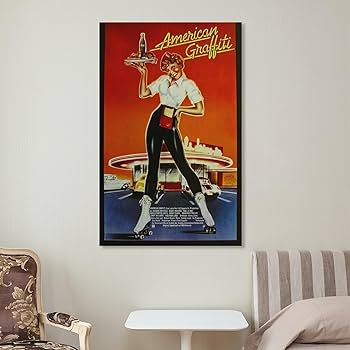 Amazon.co.jp: アメリカングラフィティ映画ポスター ヴィンテージ Amazon.co.jp: アメリカングラフィティ映画ポスター ヴィンテージ