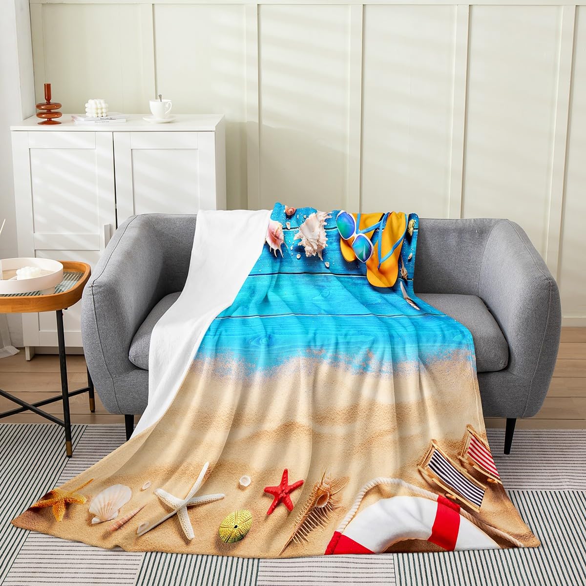 Beach Themed Fleece Fabric