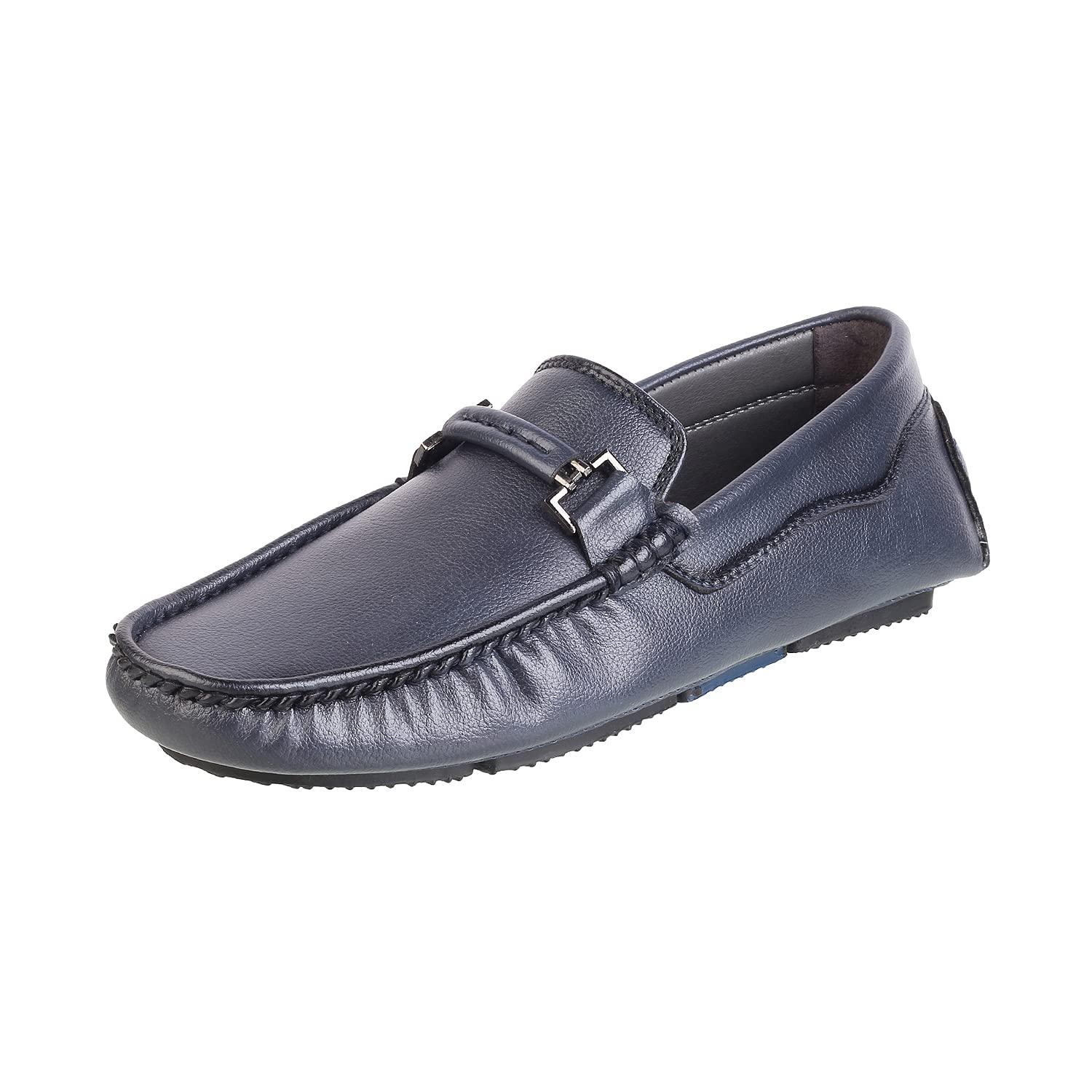 Metro Mens Leather Blue Loafers (Size (8 UK (42 EU)) (B09BK88NXD) Amazon Price History, Amazon Price Tracker