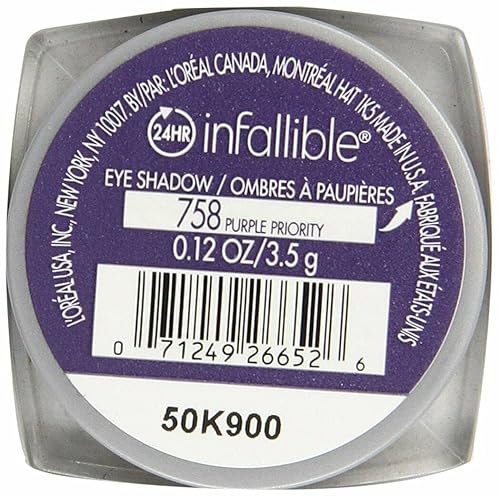 Miniatura 9 de L 'Oreal Infalible Sombra de Ojos de 24 h de París, 0,12 onza