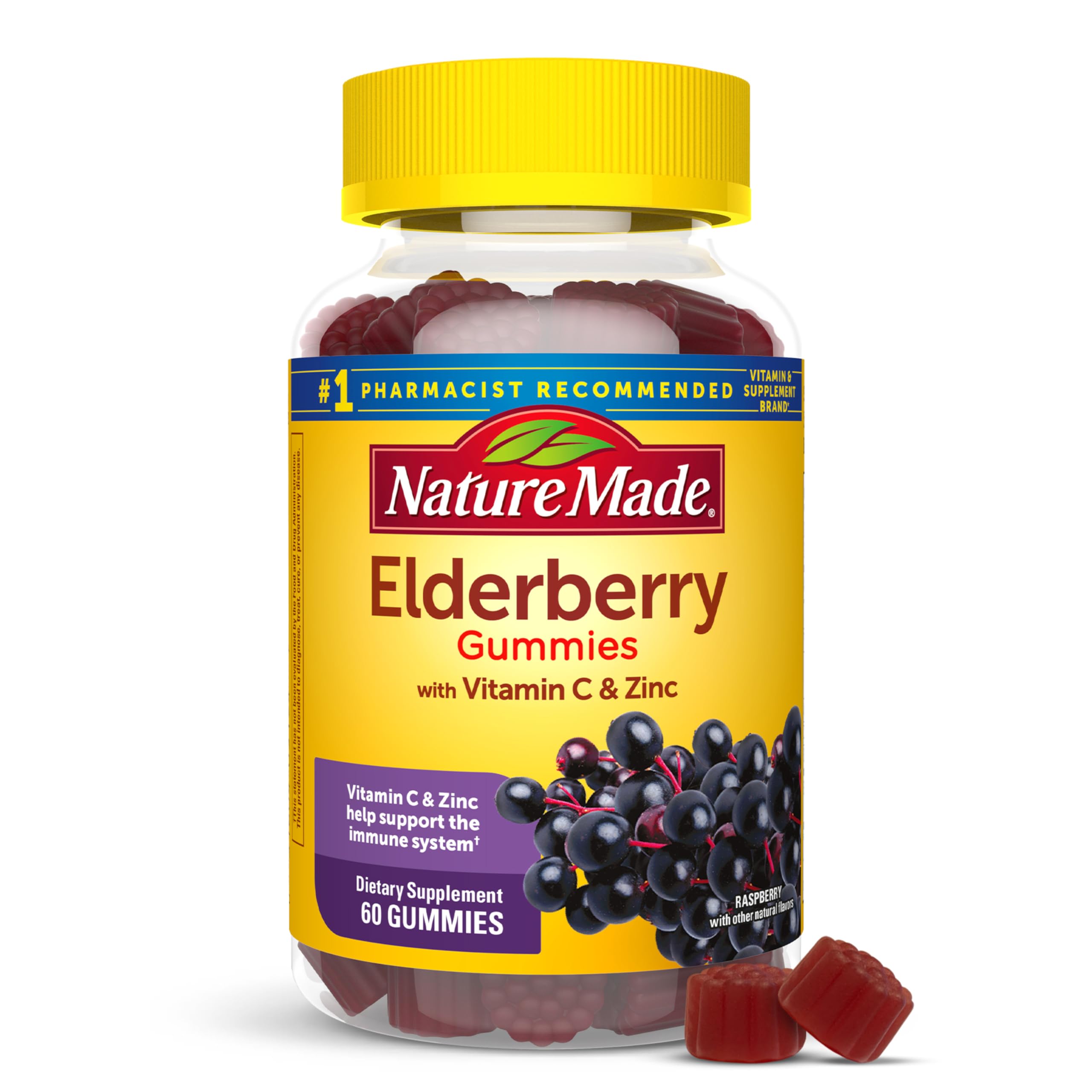Nature Made Elderberry Gummies with Vitamin C and Zinc