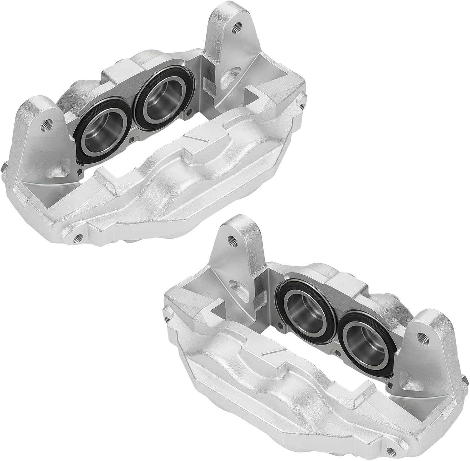 Front Disc Brake Caliper Assembly fit for Toyota Tundra 2007-2015, for Toyota Sequoia 2008-2015, Front Right and Left Caliper set with 2PC, Front Driver and Passenger Side, Replace 19-3274 19-3275