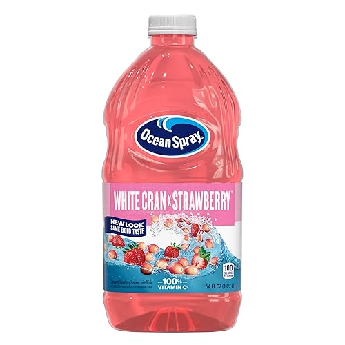 Ocean Spray® White Cran-Strawberry Juice Drink, 64 Fl Oz Bottle (Pack of 1) - White Cran-Strawberry - 64 Fl Oz (Pack of 1)