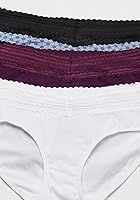 Vista 4 de Warner's Paquete de 3 pantaletas hípster Blissful Benefits que no forma rollitos, para mujer