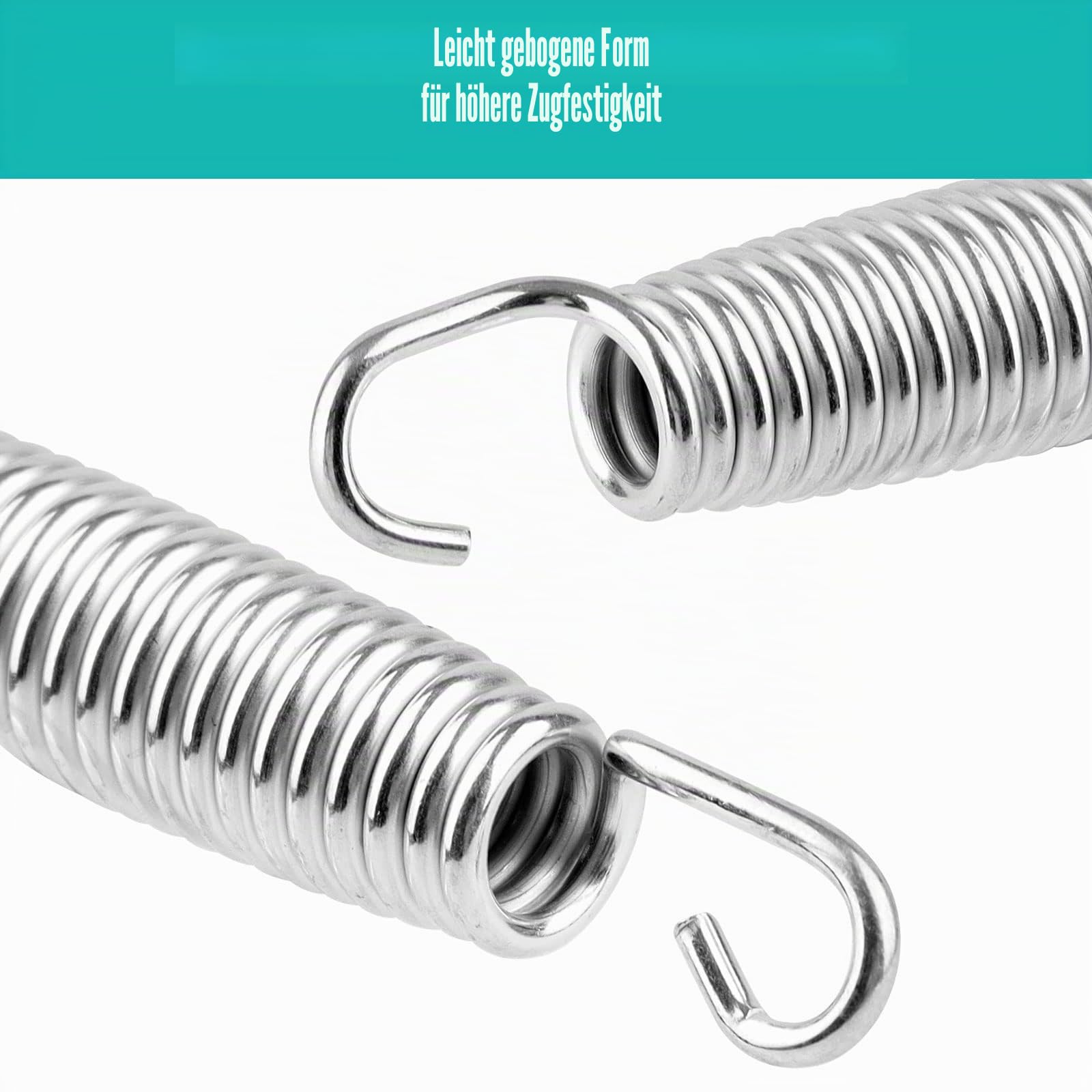 12-25 Stück | Trampolin Federn 140mm + mit T-Haken, Ersatzfedern, für 240 244 305 366 bis 427cm