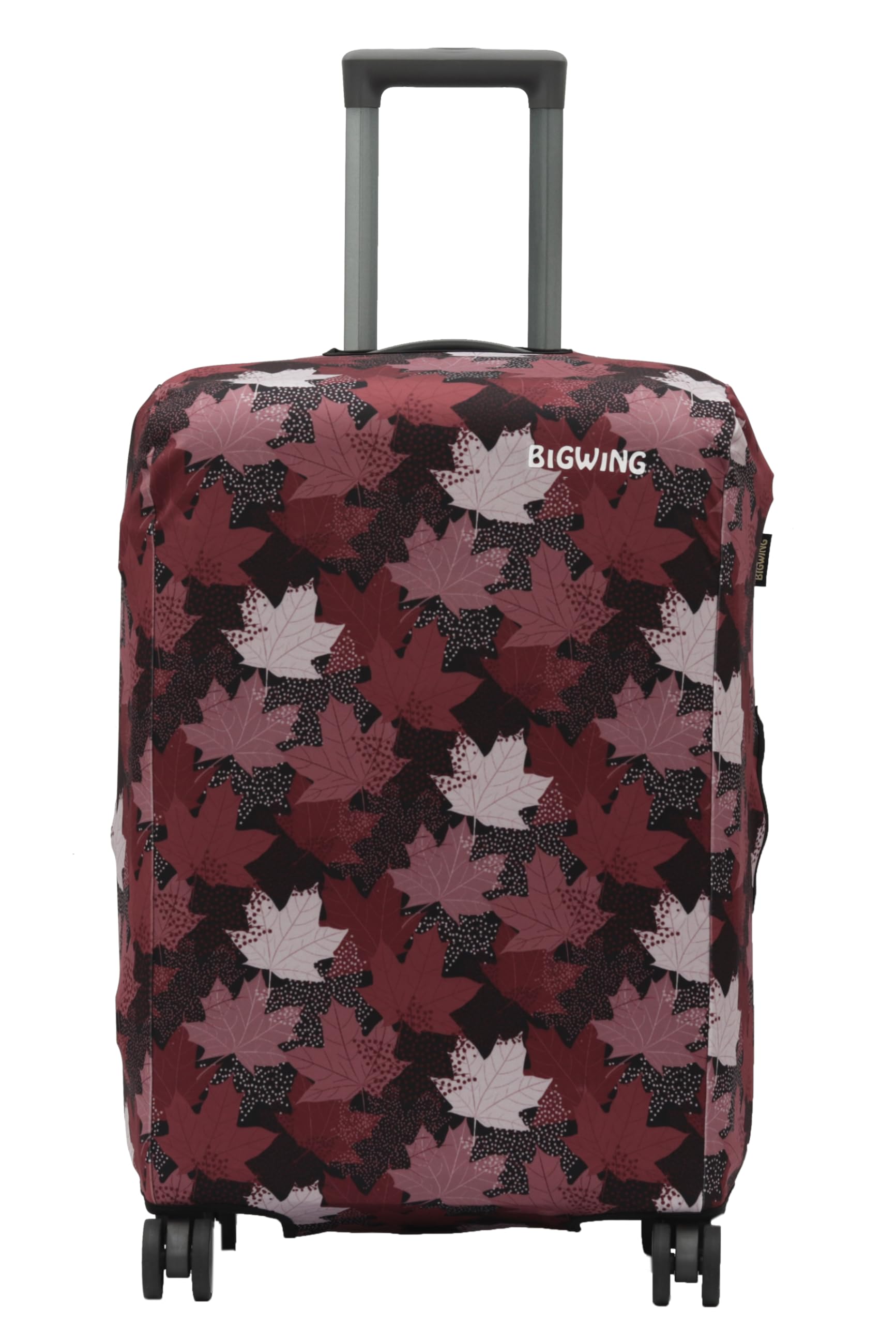 Protective Cover in Polyester Fabric with Leaf Print for | Medium Size 24' inch 65 cm | Hard Luggage Trolley Bag Cover (Fits Only On Fiber - Plastic Trolley Bag)-image-36