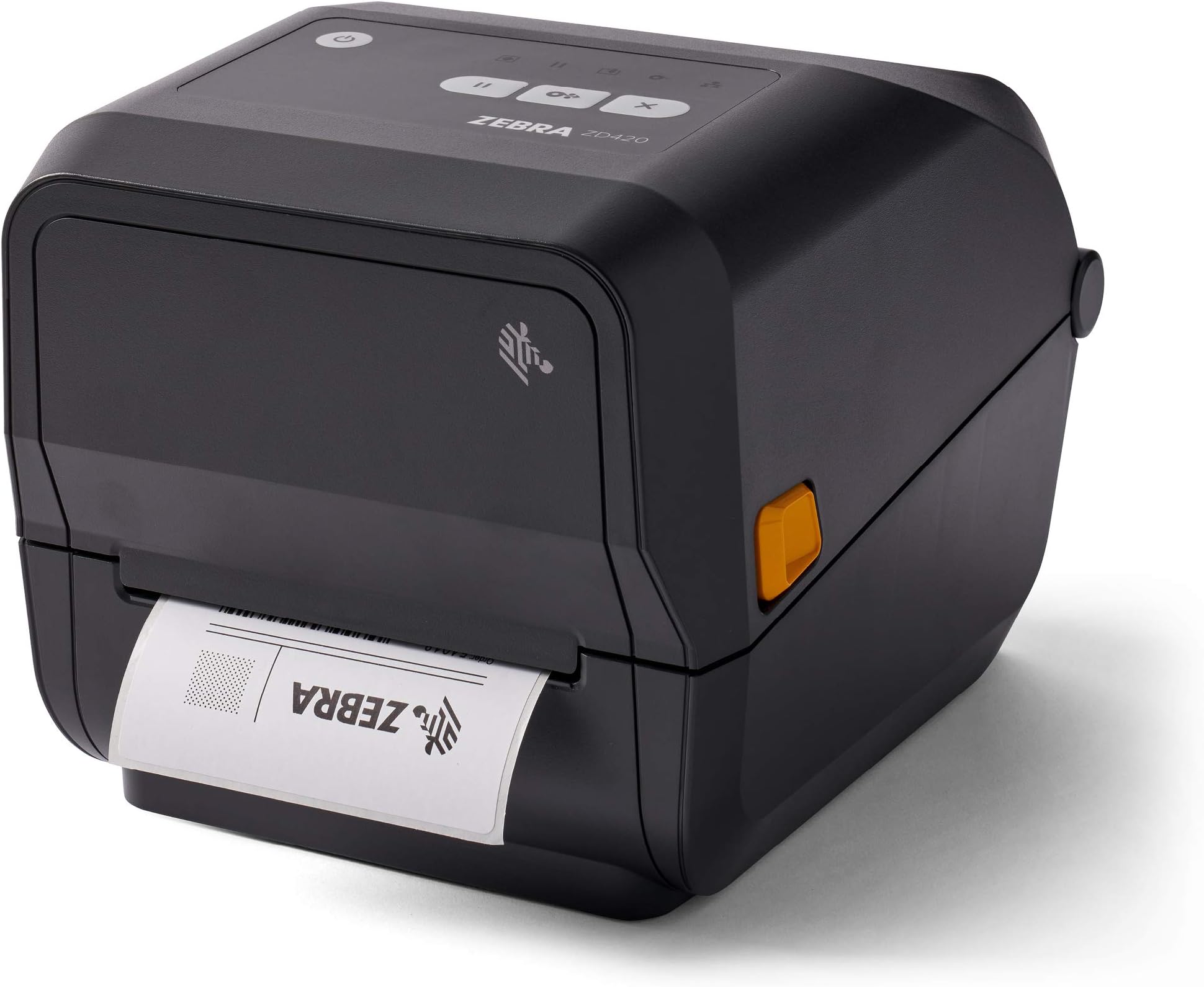 ZEBRA ZD420t Thermal Transfer Desktop Printer 203 dpi Print Width 4 in Bluetooth Ethernet USB ZD42042-T01E00EZ