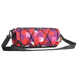 Rhinowalk Bike Handlebar Bag, Bicycle Front Bag Frame Storage Roll Bag Mountain Road Bikes Commuter Shoulder Bag Professional Cycling Accessories-Red Camouflage