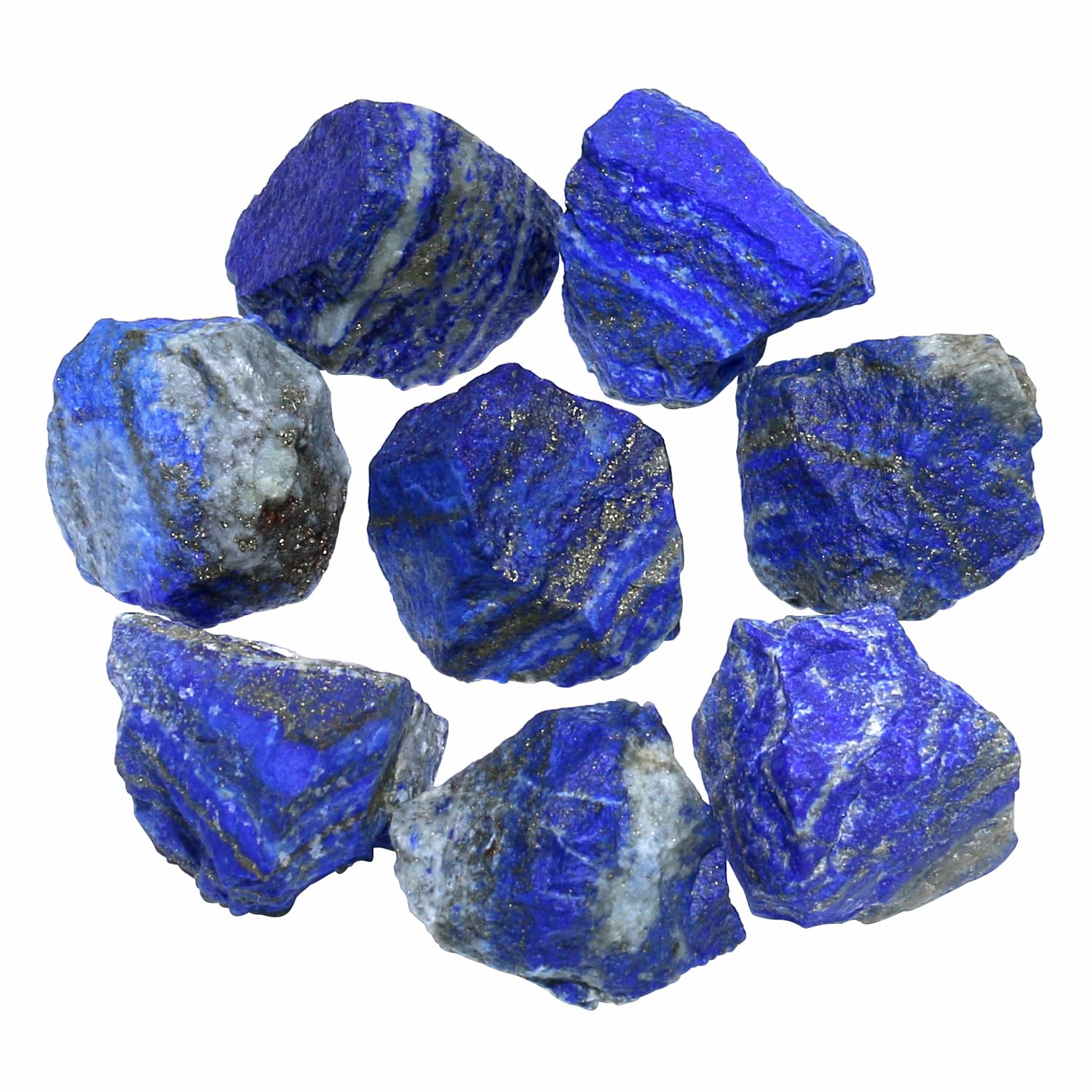 Raw Lapis Lazuli Stone Crystals Bulk, Real Gemstones and Crystals, Rocks and Minerals, Healing Crystals, Quartz Crystals and Healing Stones, Primal energy quartz and stone(1LB)