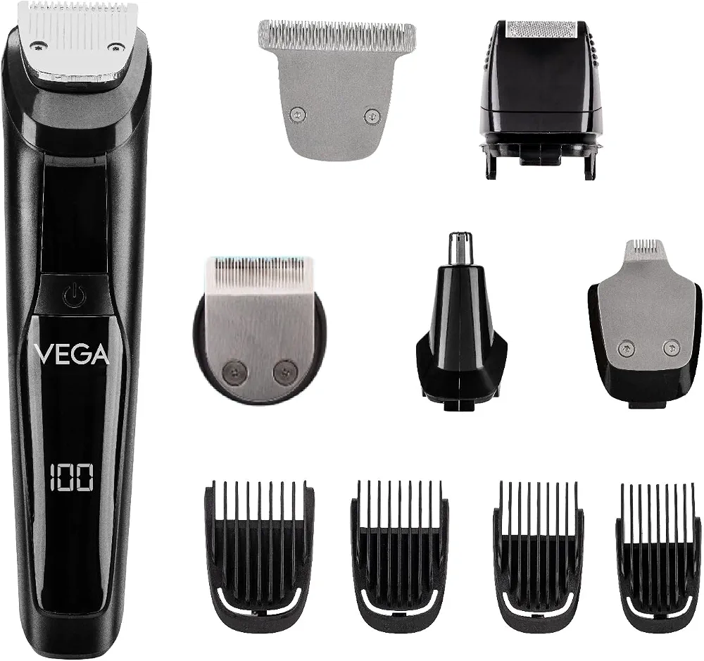Vega Men 9-in-1 Multi-Grooming Set for Men, All In One