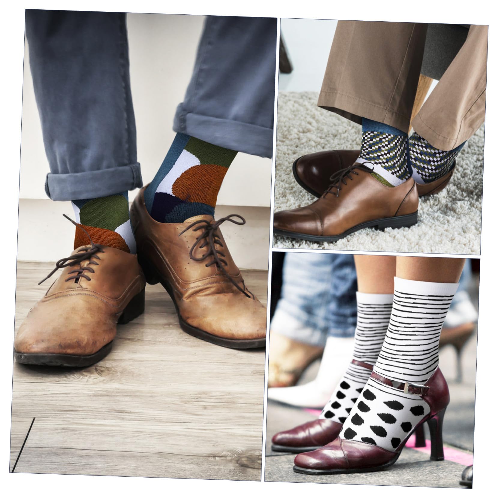5 Pares de Calcetines Diseño Creativo y Minimalista Estilo Japonés de Dos Dedos Transpirables y Suaves para Uso Diario y Outfits Casuales