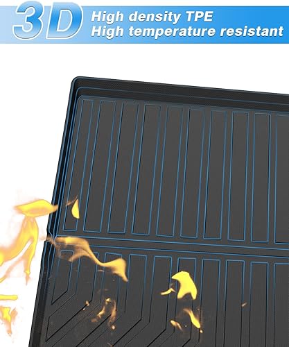 Miniatura 3 de Powerty Trunk Mat Compatible for Jeep Grand Cherokee 2022 2023 2024 Accessories Cargo Mat All Weather Cargo Liner Rear Trunk MatNot Fit Grand