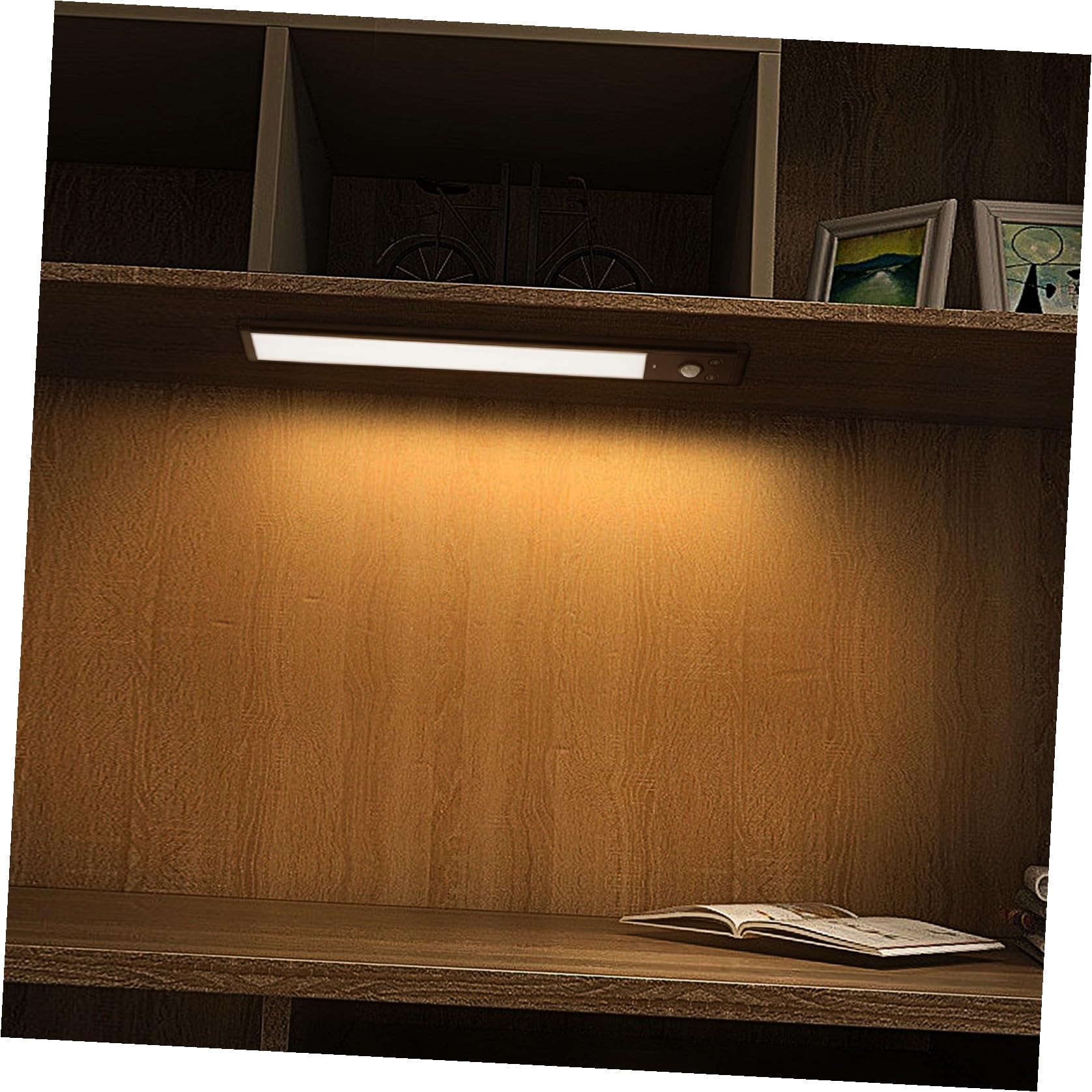Operitacx 4piezas Luces Led Para Gabinetes Cocina Sensor Movimiento Luces Bajo Encimera Duración Fácil Uso