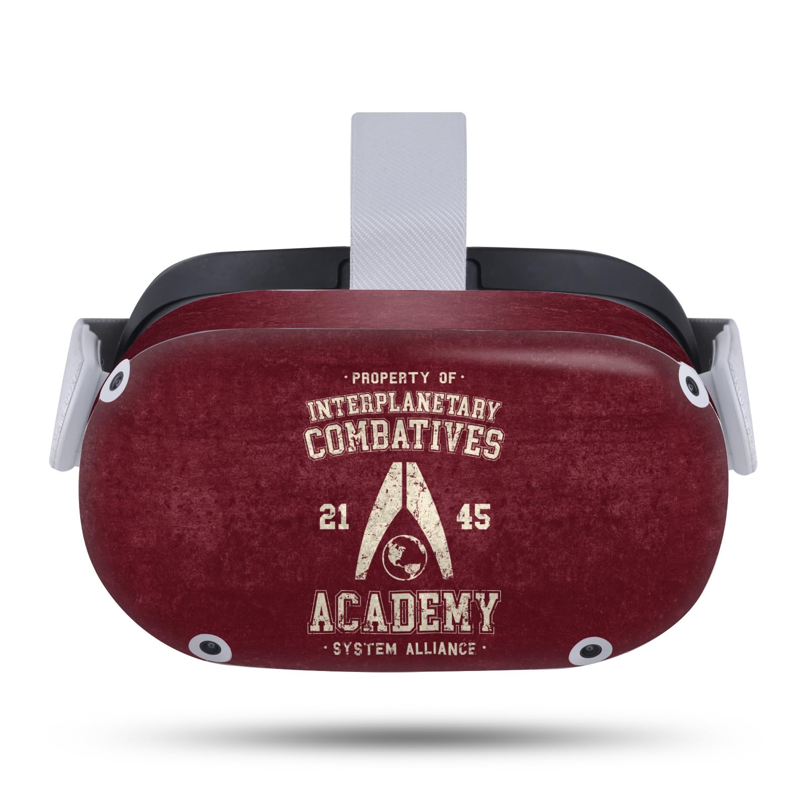 Head Case Designs Officially Licensed EA Bioware Mass Effect Interplanetary Combatives 3 Badges and Logos Vinyl Sticker Skin Decal Cover Compatible with Meta Quest 2