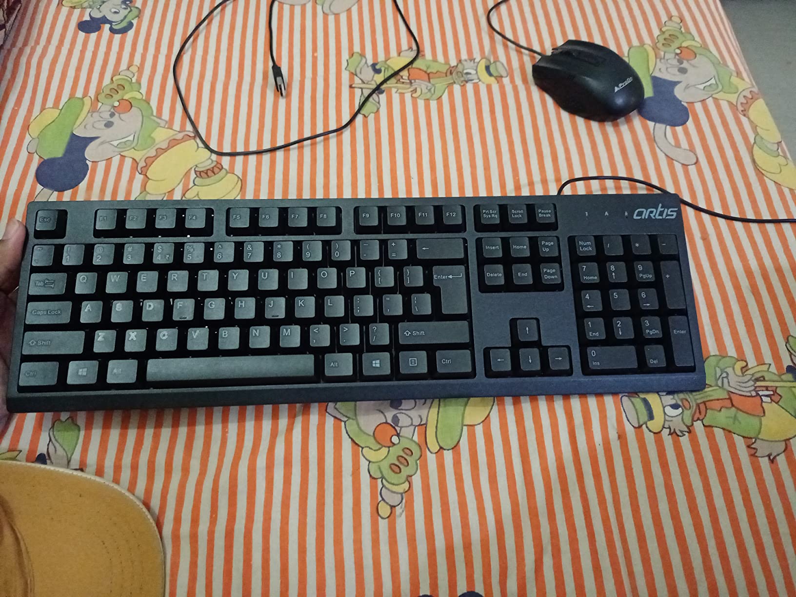 Amazon.in Buy Artis C33 USB Wired Keyboard and Mouse Combo (Black