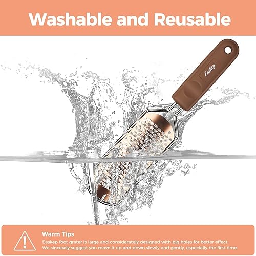 Miniatura 3 de Lima para Pies Raspador de Pies Pedicura - Removedor de Callos para Pies Easkep Rallador Profesional Raspa Raspador de Pies Removedor de Callos