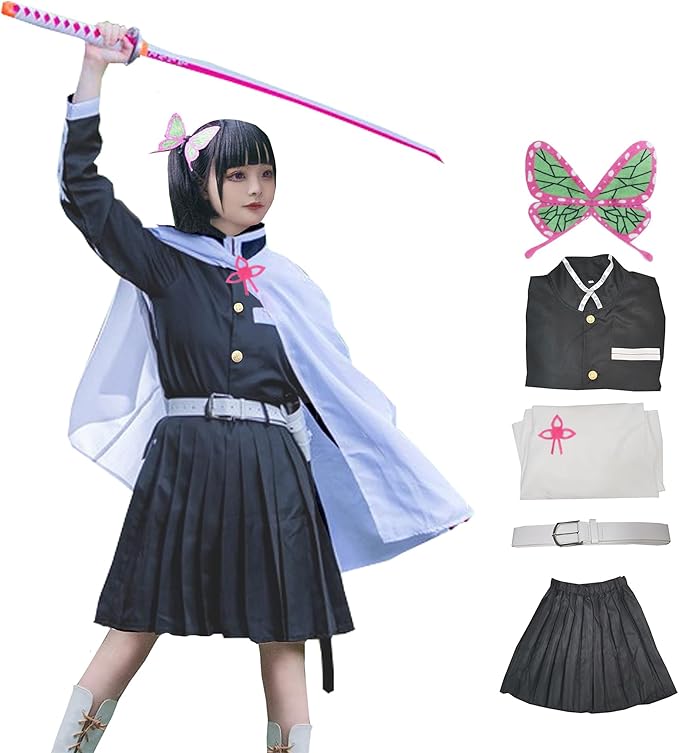 IOPBOT Women's Kanao Tsuyuri Cosplay Costume Anime Kochou