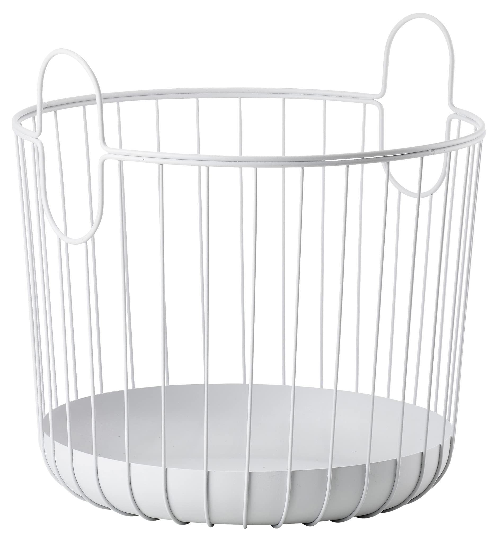 Cesta de almacenamiento grande Zone Denmark Inu en gris para un baño ordenado