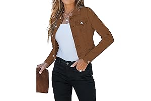 Chic Cropped Jean Jacket for Women: A Stylish Staple