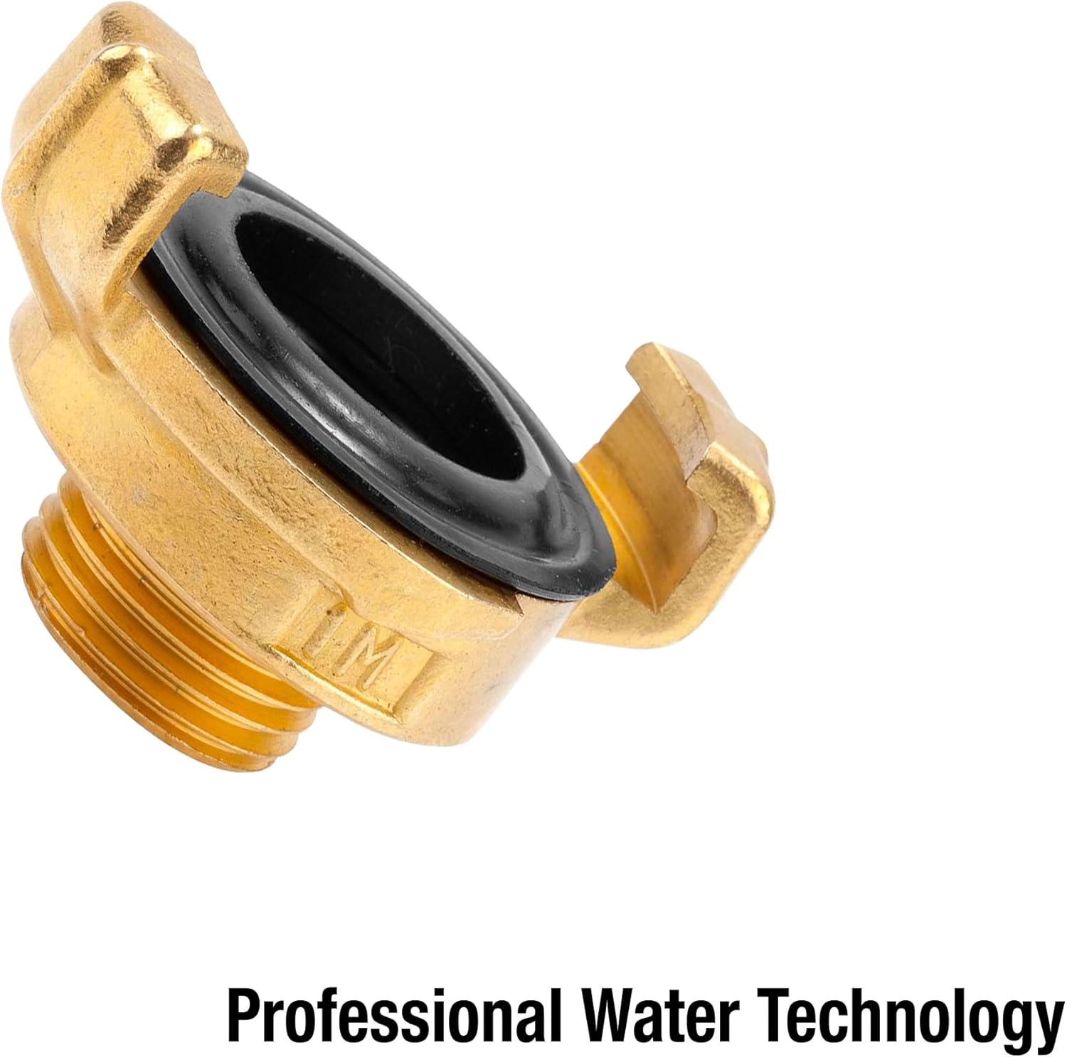 Gardena Brass Quick Coupling Threaded Part with Internal Thread: Hose Connection with 21 mm (1/2 Inch) - Internal Thread for Valves with External Thread (7106-20)