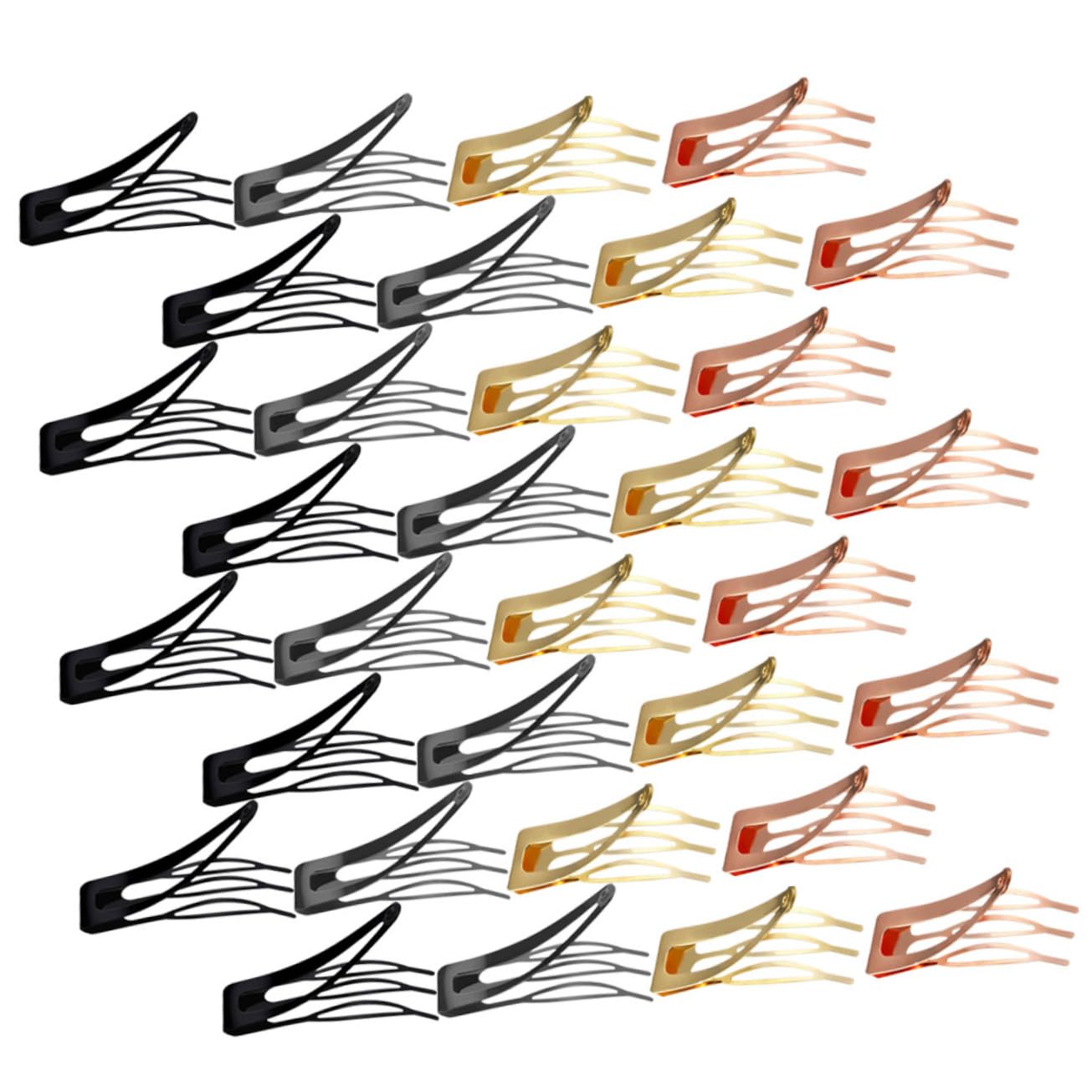 VICASKY 300 Pièces Barrettes Métalliques à Clipser et Filles Petites Pinces Cheveux Fines Résistantes et Confortables pour Coiffure Quotidienne et