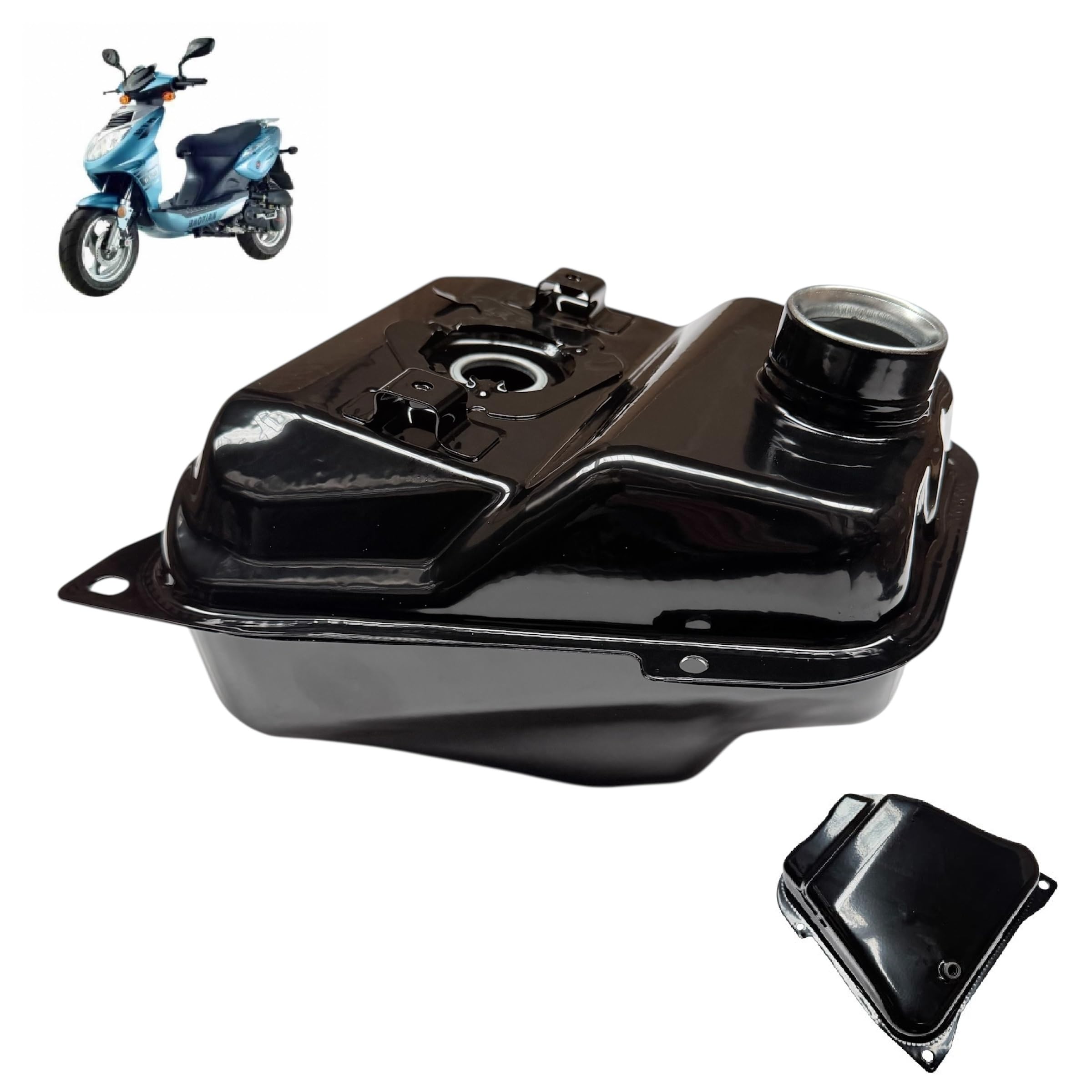 BENZIN TANK KRAFTSTOFF TANK für BAOTIAN QT-12 REBEL CPI BENZHOU YIYING QINGQI KYMCO LEIKE JMSTAR MKS JONWAY FLEX TECH ERING ADLY KREIDLER HYOSUNG CHINA ROLLER GY6 50-125ccm