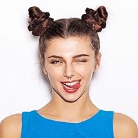 Vista 7 de 24 piezas de bandas elásticas de seda para el cabello con cintas elásticas para el cabello, soporte para cola de caballo para mujeres y niñas