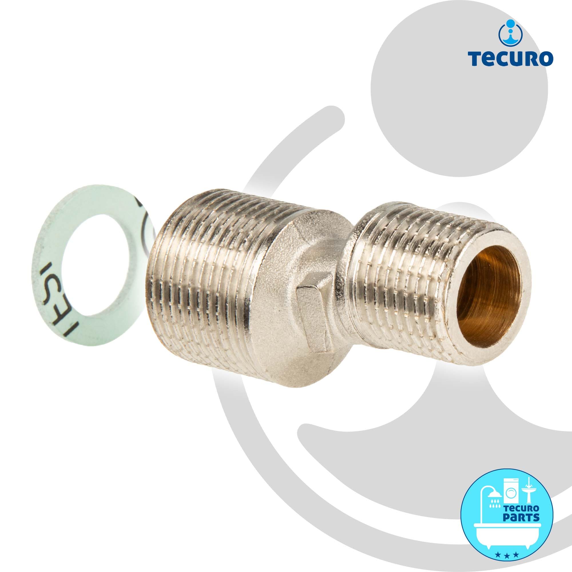 Wiltec Manchon De Prise De Force Cardan - Longueur 175 Mm - Raccord  Logement 1 3/4