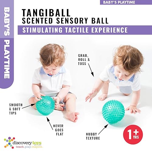 Miniatura 3 de Discovery Toys TANGIBALL Pelota sensorial perfumada y exprimible | Aprendizaje impulsado por niños | Juguete STEM para el desarrollo de la primera