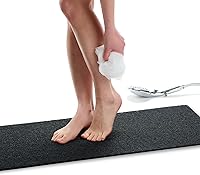 Vista 58 de ENKOSI Alfombra antideslizante para ducha y baño Loofah - Comodidad acolchada suave - Sin ventosas para bañeras lisas o texturizadas - Drenaje