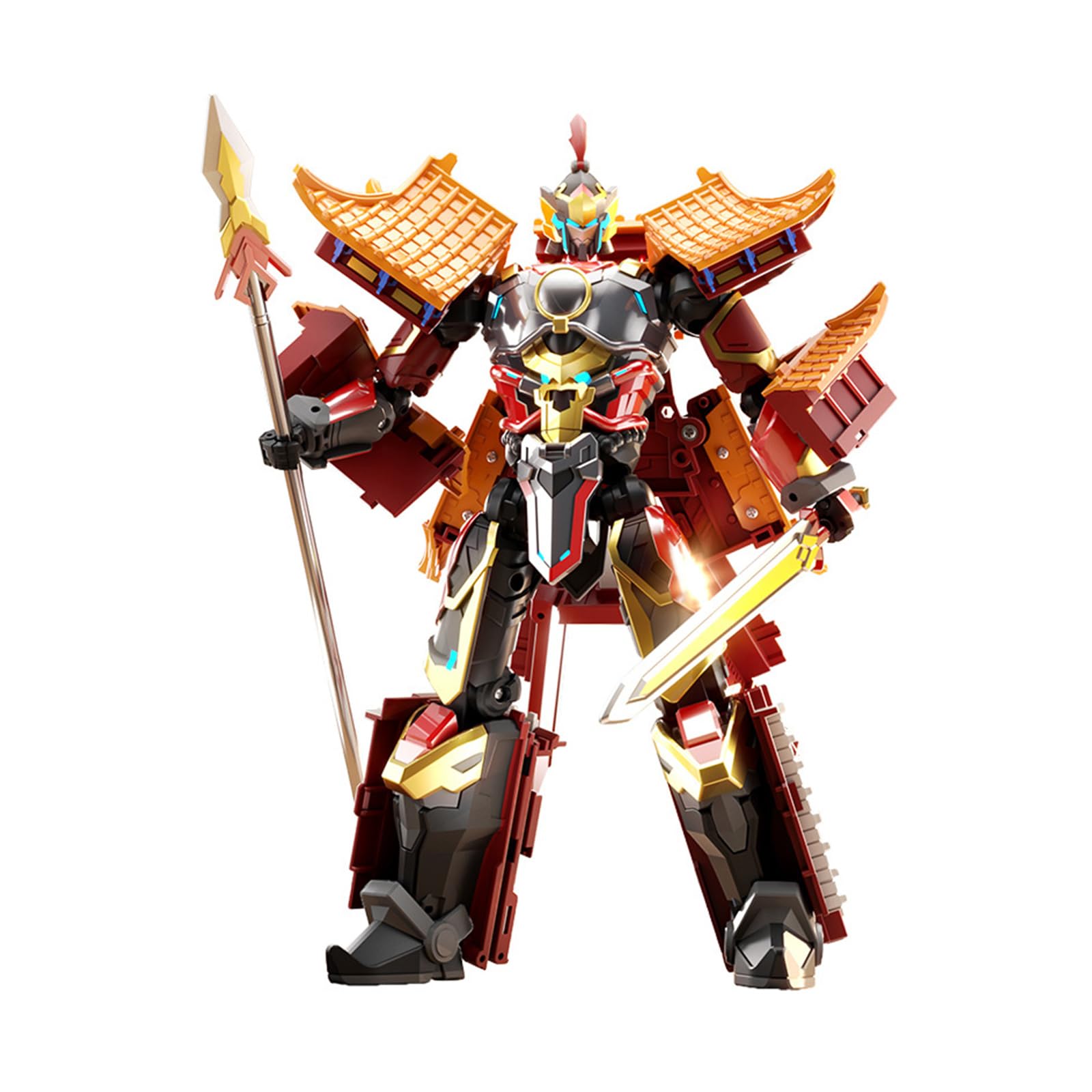 Realistische Tiananmen Beschützer Mecha Robotermodell Legierungs Actionfigur mit verformbarem Design für Anzeige und Rollenspiel Tiananmen Verteidiger Generalspielzeug
