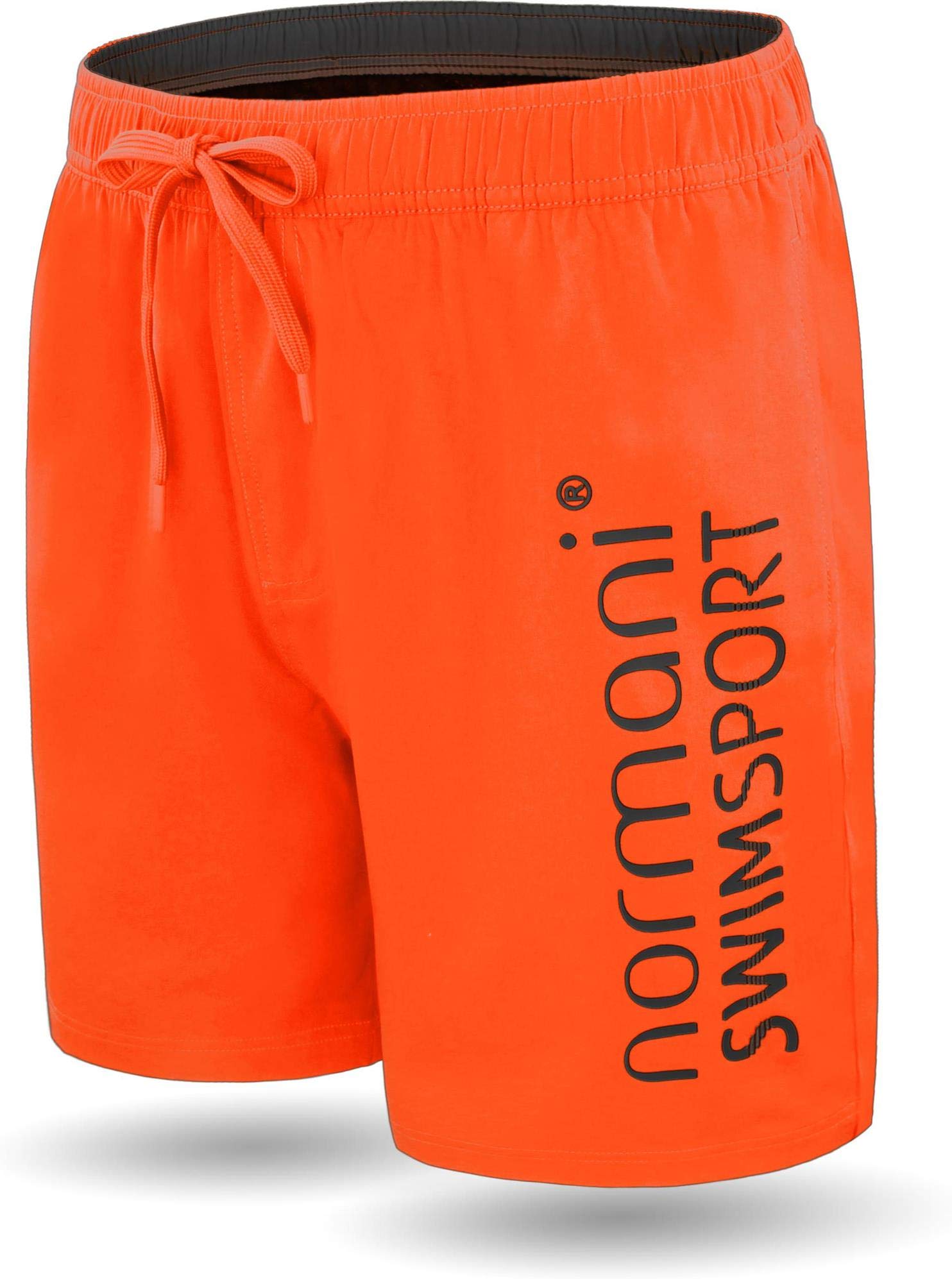 normani Herren Badehose „Nio“ - schnelltrocknende Badeshort aus Nylon mit Reißverschlusstasche (Gr.S-XXL)